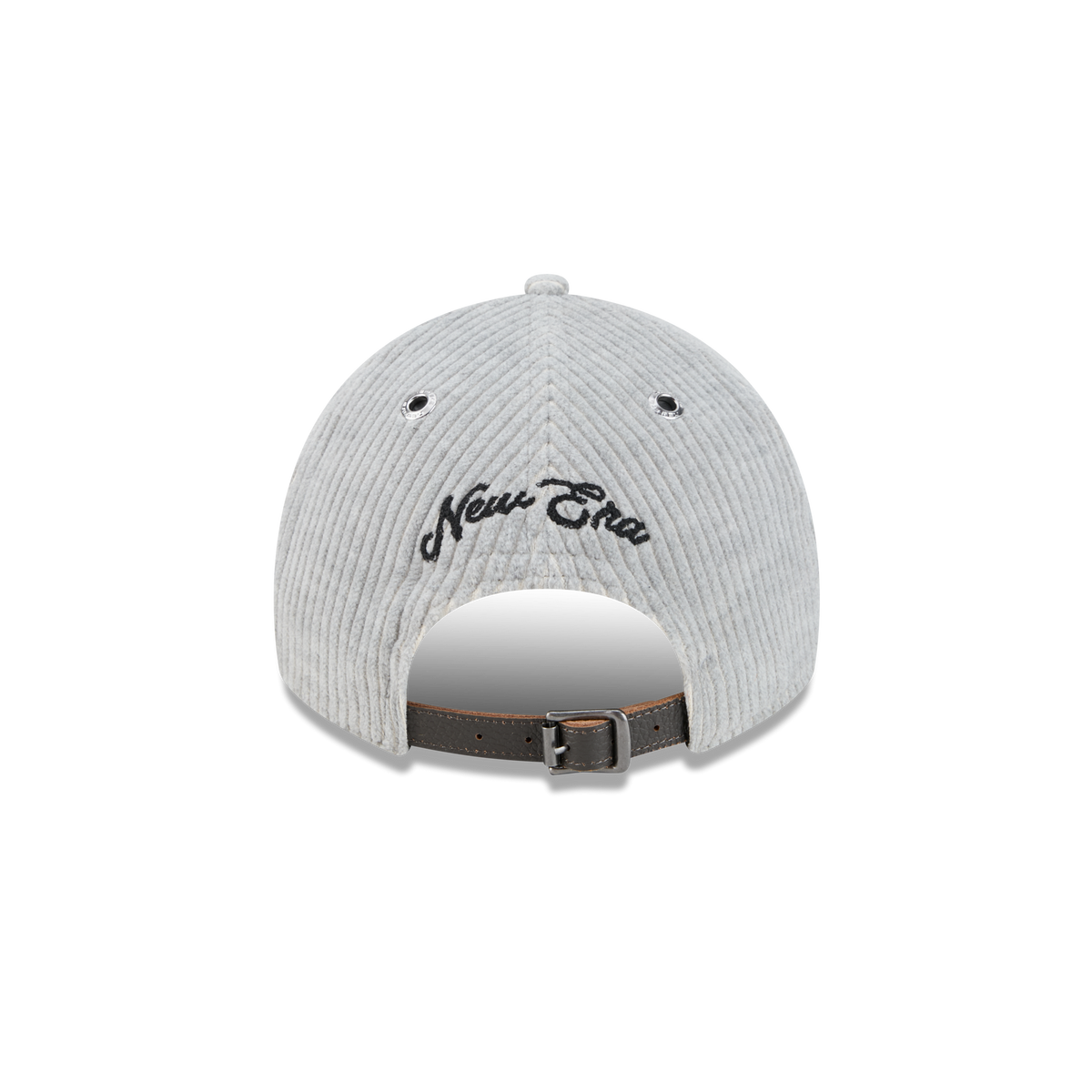 New Era Branded Cord Heather Gray 9TWENTY A-Frame Adjustable Hat