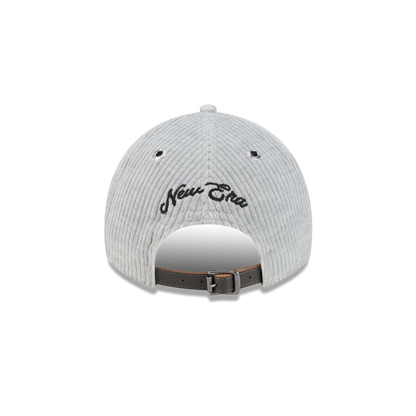 New Era Branded Cord Heather Gray 9TWENTY A-Frame Adjustable Hat