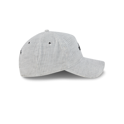 New Era Branded Cord Heather Gray 9TWENTY A-Frame Adjustable Hat