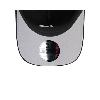 New Era Branded Cord Black 9TWENTY A-Frame Adjustable Hat