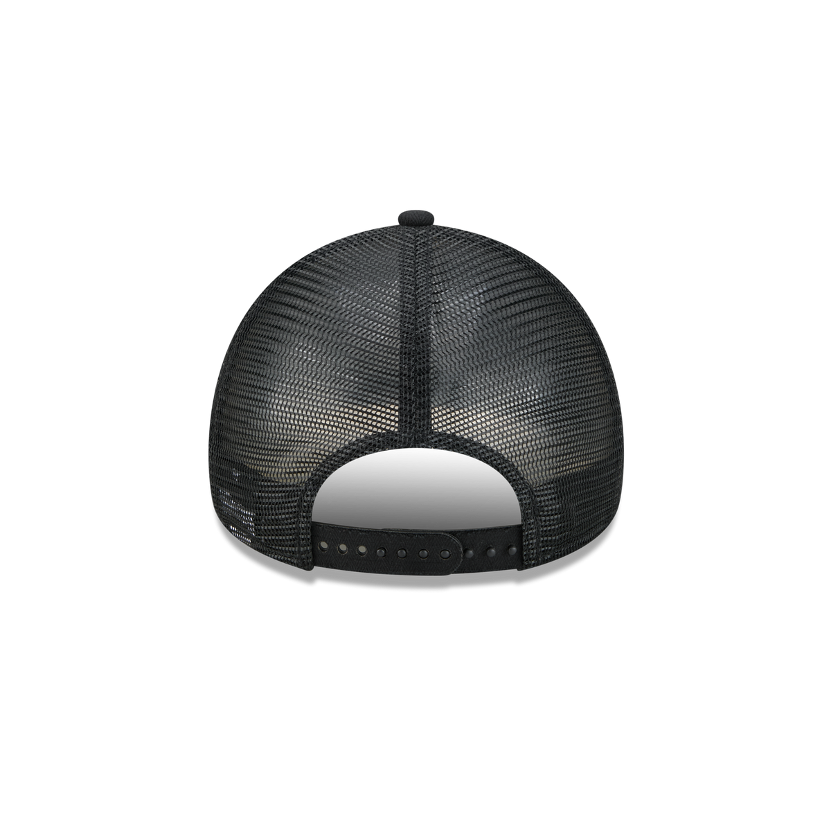 New Era Branded Herringbone Black 9FORTY A-Frame Trucker Hat