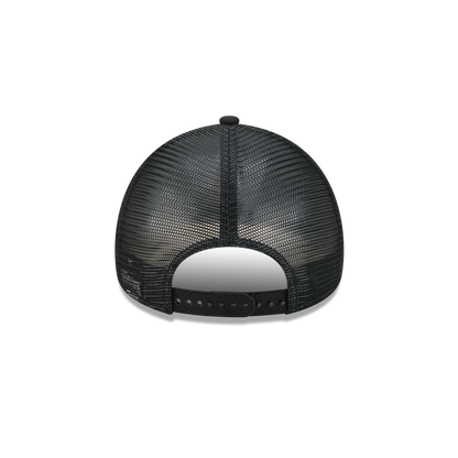 New Era Branded Herringbone Black 9FORTY A-Frame Trucker Hat