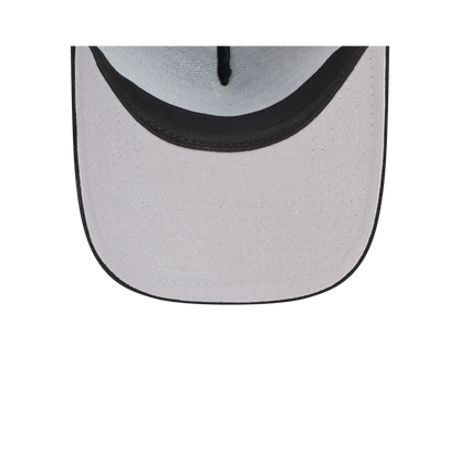 New Era Branded Herringbone Black 9FORTY A-Frame Trucker Hat