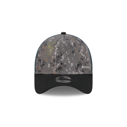 New Era Branded Abstract Camo 9FORTY A-Frame Trucker Hat