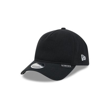 New Era Branded Herringbone Black 9FORTY A-Frame Unstructured Snapback Hat
