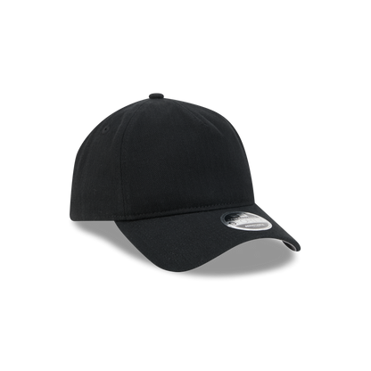New Era Branded Herringbone Black 9FORTY A-Frame Unstructured Snapback Hat