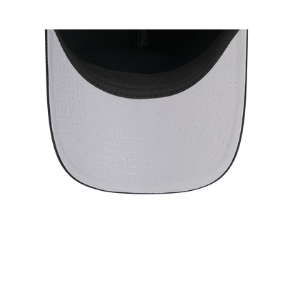 New Era Branded Herringbone Black 9FORTY A-Frame Unstructured Snapback Hat