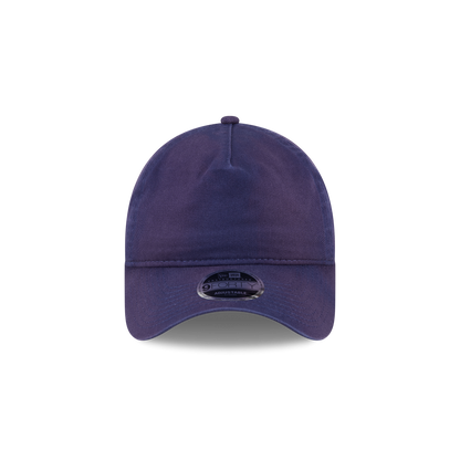 New Era Branded Washed Carbon Navy 9FORTY A-Frame Unstructured Snapback Hat