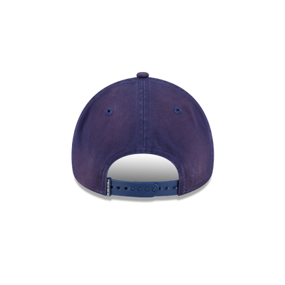 New Era Branded Washed Carbon Navy 9FORTY A-Frame Unstructured Snapback Hat