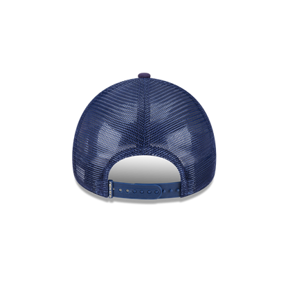 New Era Branded Washed Carbon Navy 9FORTY A-Frame Trucker Hat