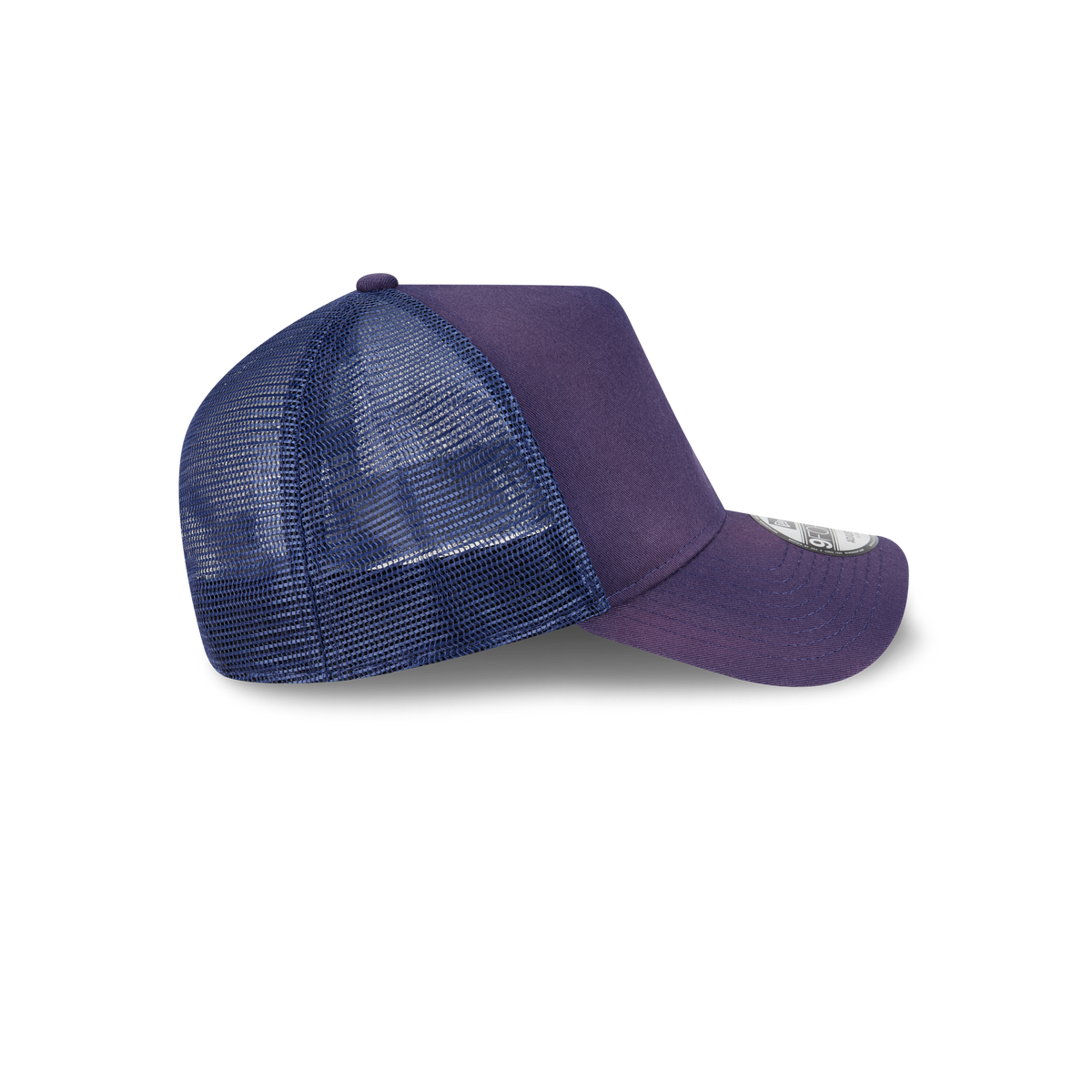 New Era Branded Washed Carbon Navy 9FORTY A-Frame Trucker Hat
