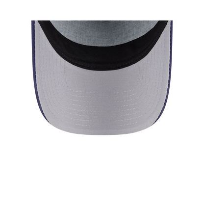 New Era Branded Washed Carbon Navy 9FORTY A-Frame Trucker Hat