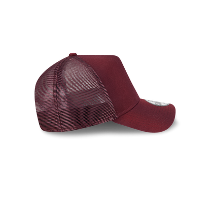 New Era Branded Washed Maroon 9FORTY A-Frame Trucker Hat