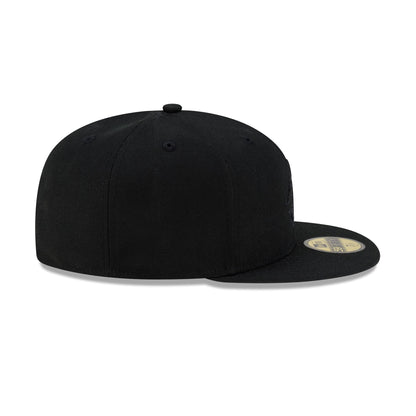 Buffalo Sabres Goathead Black on Black 59FIFTY Fitted Hat