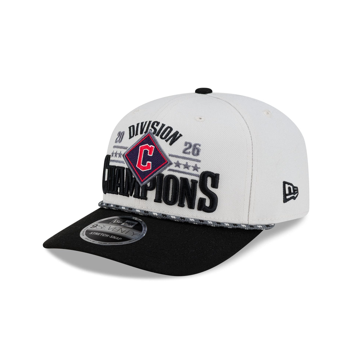 Cleveland Guardians 2026 Regular Season Division Champions Locker Room 9SEVENTY Stretch-Snap Hat