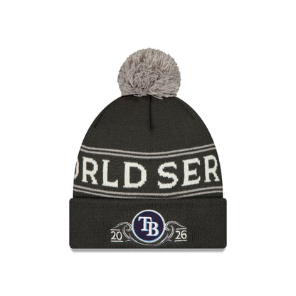 Tampa Bay Rays 2026 League Championship Series Locker Room Pom Knit Hat