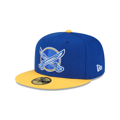 Buffalo Sabres Swords Royal Blue 59FIFTY Fitted Hat