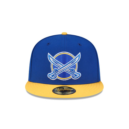 Buffalo Sabres Swords Royal Blue 59FIFTY Fitted Hat