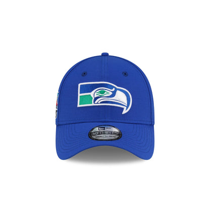 Seattle Seahawks Super Bowl LX Champions Sidepatch Blue 39THIRTY Stretch Fit Hat