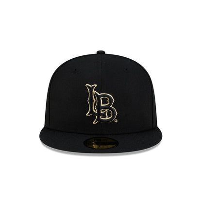 Long Beach State 49ers Black & Gold 59FIFTY Fitted Hat