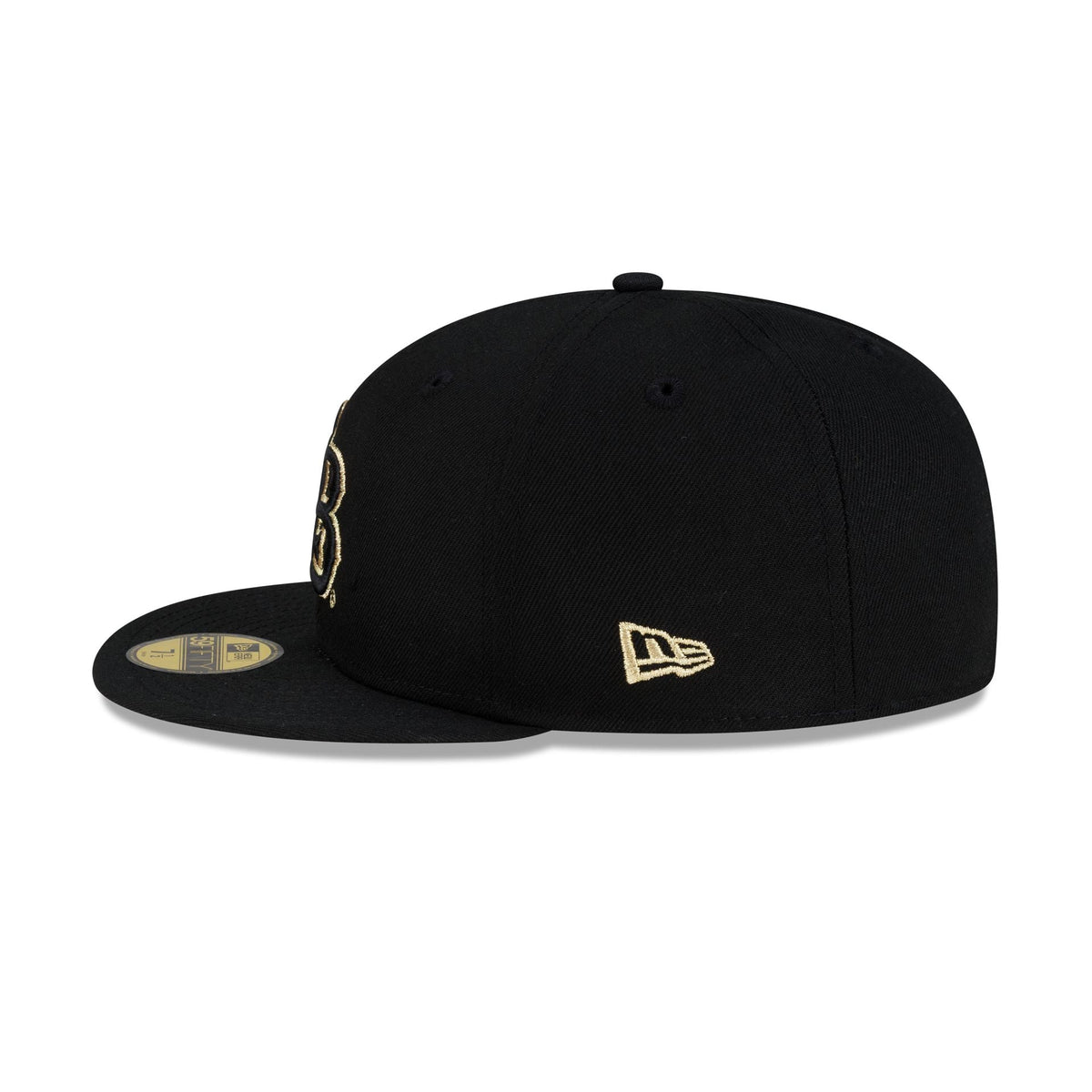 Long Beach State 49ers Black & Gold 59FIFTY Fitted Hat