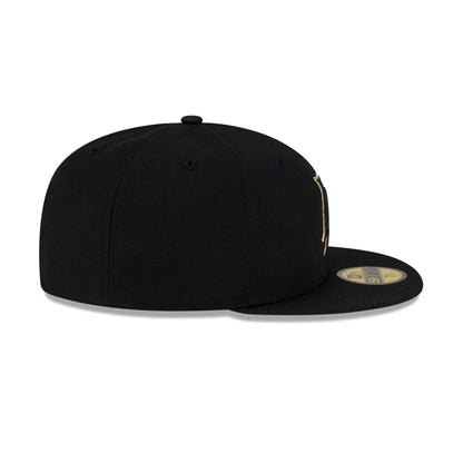 Long Beach State 49ers Black & Gold 59FIFTY Fitted Hat
