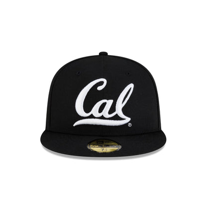 California Golden Bears White Script 59FIFTY Fitted Hat