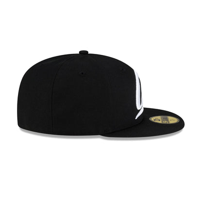 California Golden Bears White Script 59FIFTY Fitted Hat