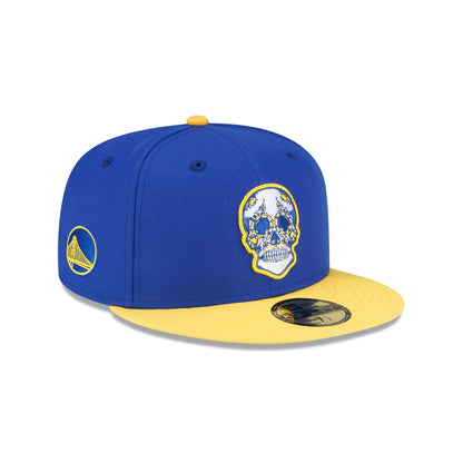 Golden State Warriors Sugar Skull 59FIFTY Fitted Hat