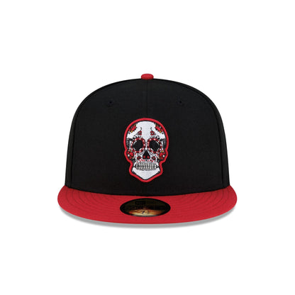 Miami Heat Sugar Skull 59FIFTY Fitted Hat