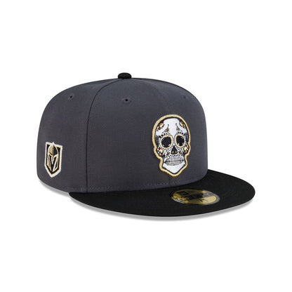 Vegas Golden Knights Sugar Skull 59FIFTY Fitted Hat