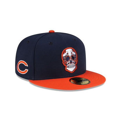 Chicago Bears Sugar Skull 59FIFTY Fitted Hat
