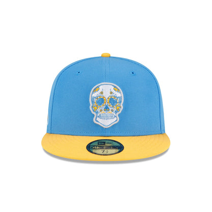 Los Angeles Chargers Sugar Skull 59FIFTY Fitted Hat