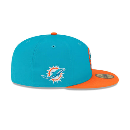 Miami Dolphins Sugar Skull 59FIFTY Fitted Hat