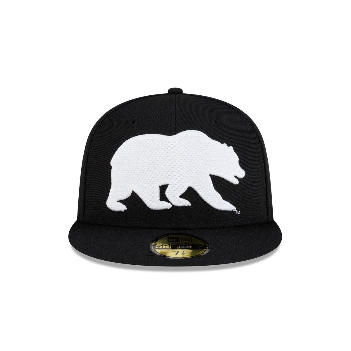 California Golden Bears White Bear 59FIFTY Fitted Hat