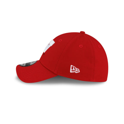 Wisconsin Badgers Red 39THIRTY Stretch Fit Hat