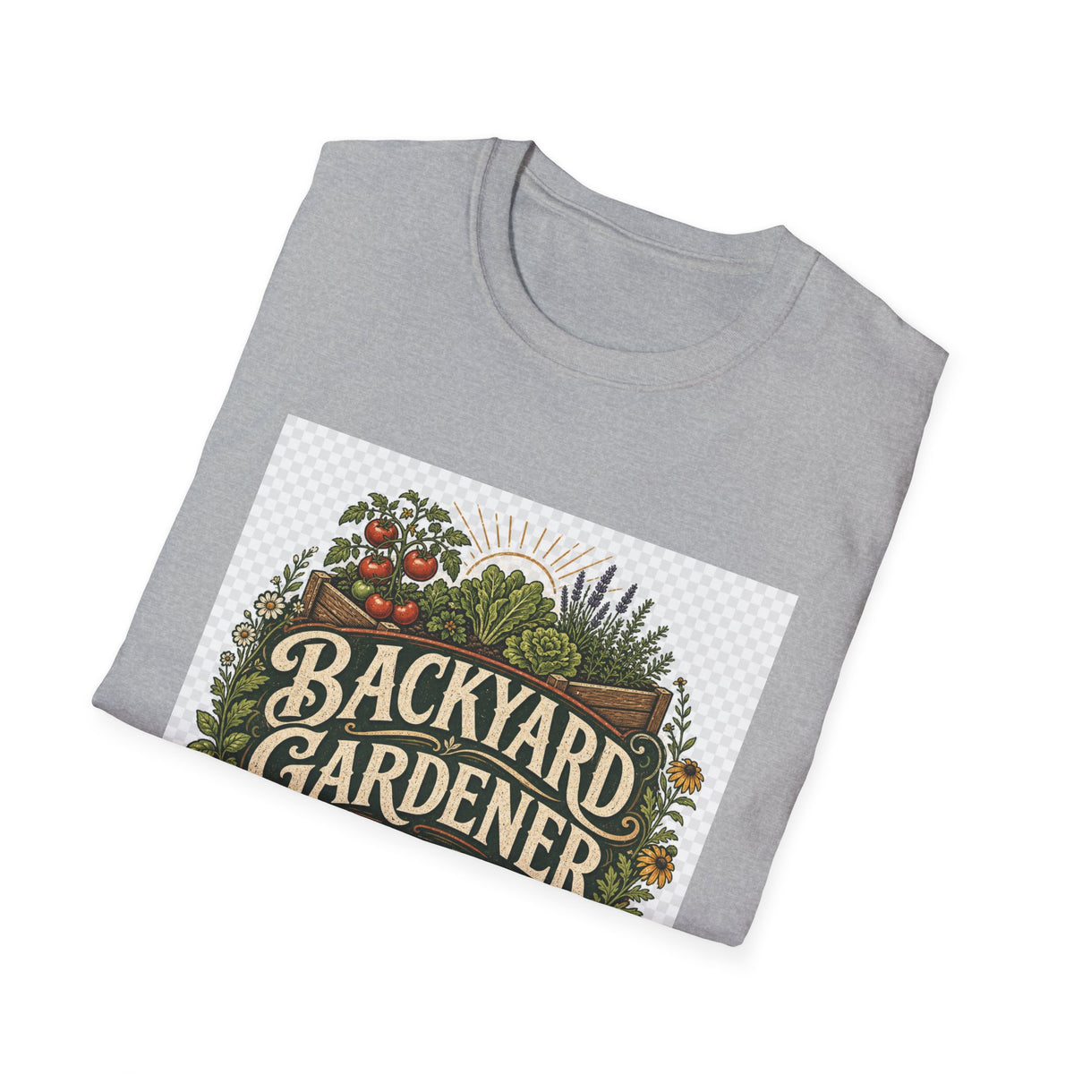 Backyard Gardener Shirt – Vintage Vegetable Garden Growing T-Shirt